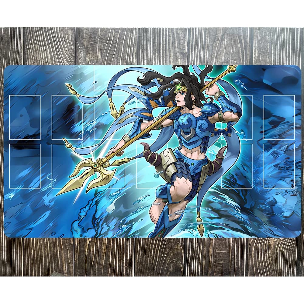 Yu-Gi-Oh Playmat Neptabyss, the Atlantean Prince YGO Play Mat Pad TCG Yugioh MAT-201