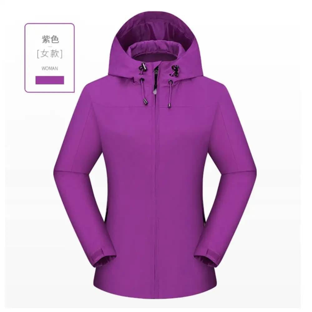 Women's Lightweight Hooded Windbreaker, Water-Resistant