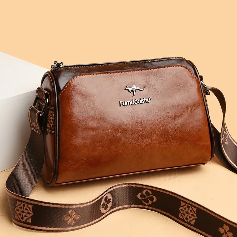 Women's Shoulder Bag Women's Bag Retro Double Sided Pillow Bag Large Capacity Solid Color Shoulder Bag Crossbody Bag