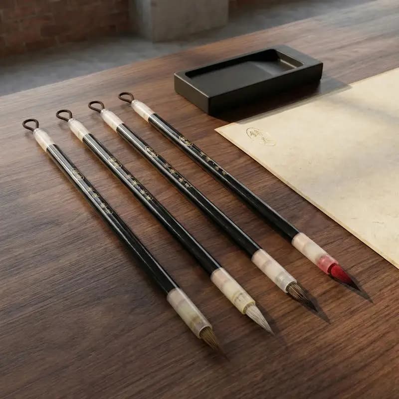 Chinese Traditional Calligraphy Brush Hook Line Calligraphy Brush Pen Art Paint Brush Oil Painting Scriptures Writing Brush
