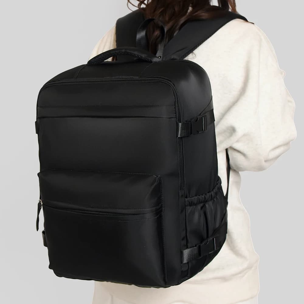 Backpack for Men Women, Simple Business Trip Luggage Bag, Boarding Travel Bag, Large Capacity Backpack, Lightweight Computer Bag