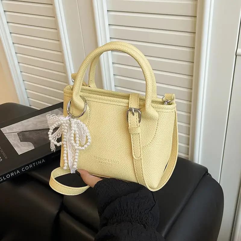 Simple Square Shoulder Bags For Women Solid Color Versatile Ladies Crossbody Bag