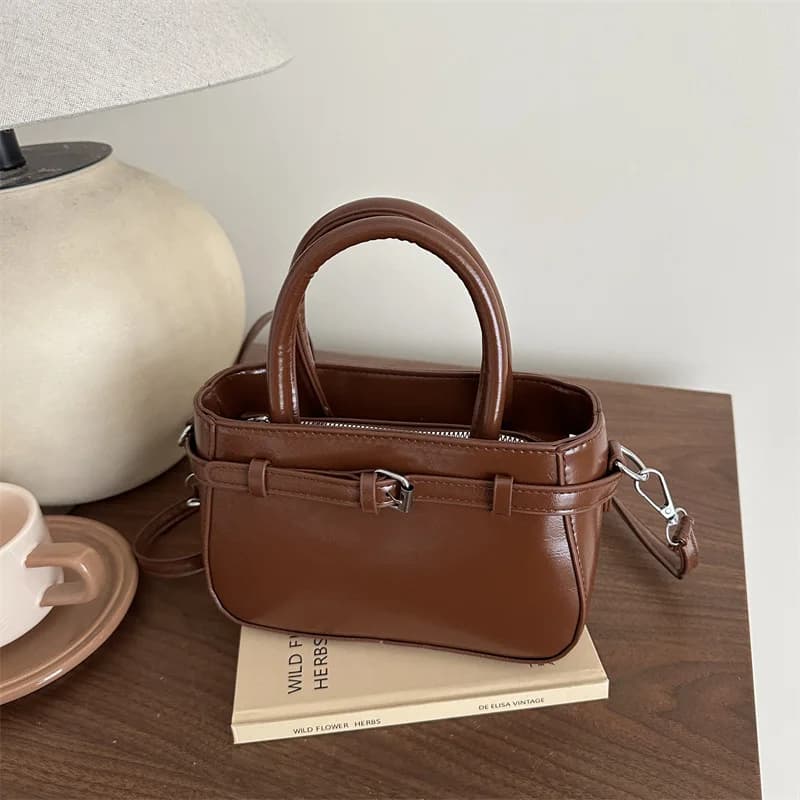 New Handbag for Girls, Trendy and Fashionable Korean Version Small Square Bag, Versatile Texture Casual Shoulder Crossbody Bags