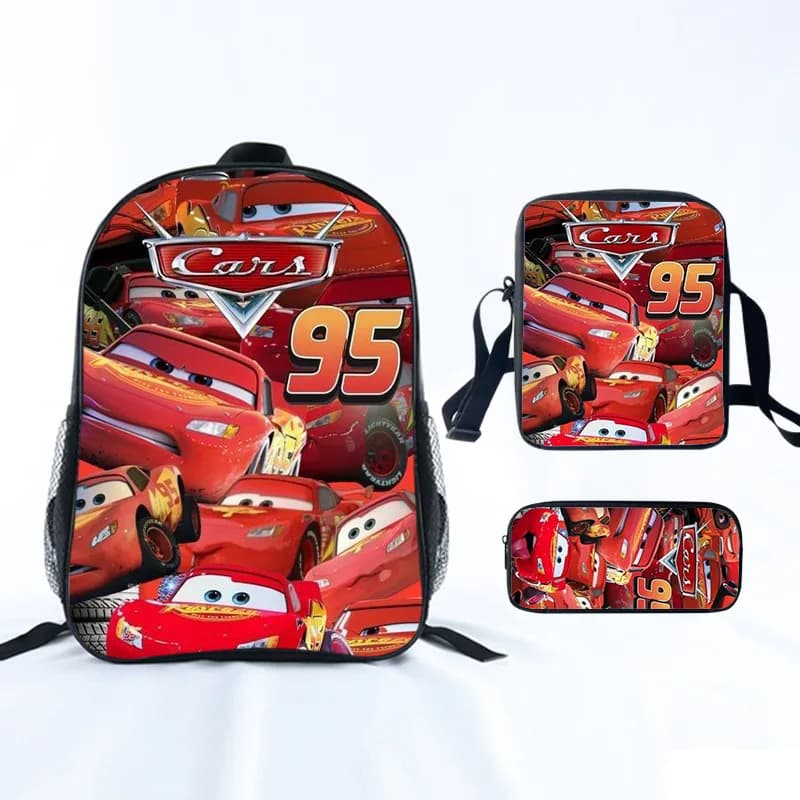 Cars School Backpack For Boys Girls Cartoon Game Knapsack Primary Backpacks Kids Satchels Space School Bags With Shoulder Bags