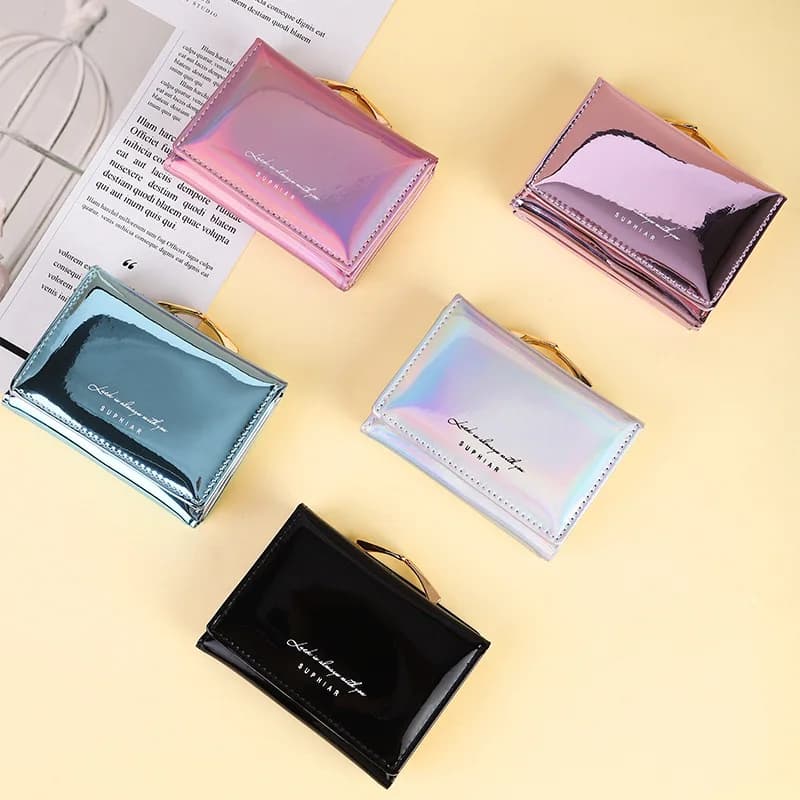 New Women Wallets Female PU Leather Purses Short Hasp Purse for Women Small Money Bag Coin Purse Card Holder Clutch Dropshipping