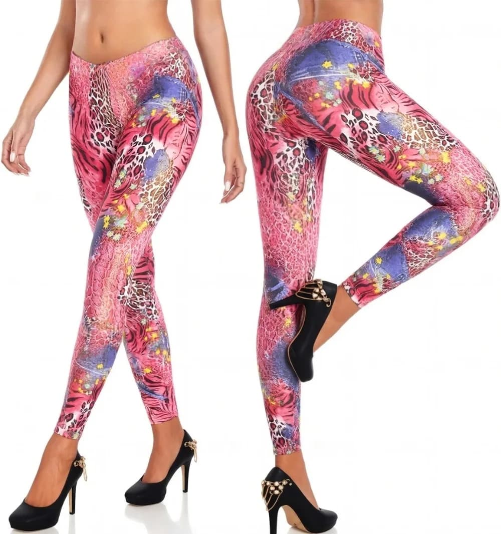 Women's Leggings Sport Gym High Waist Tights Pants Casual Slim Printed Fitness Yoga Raises Butt Girl Leggings