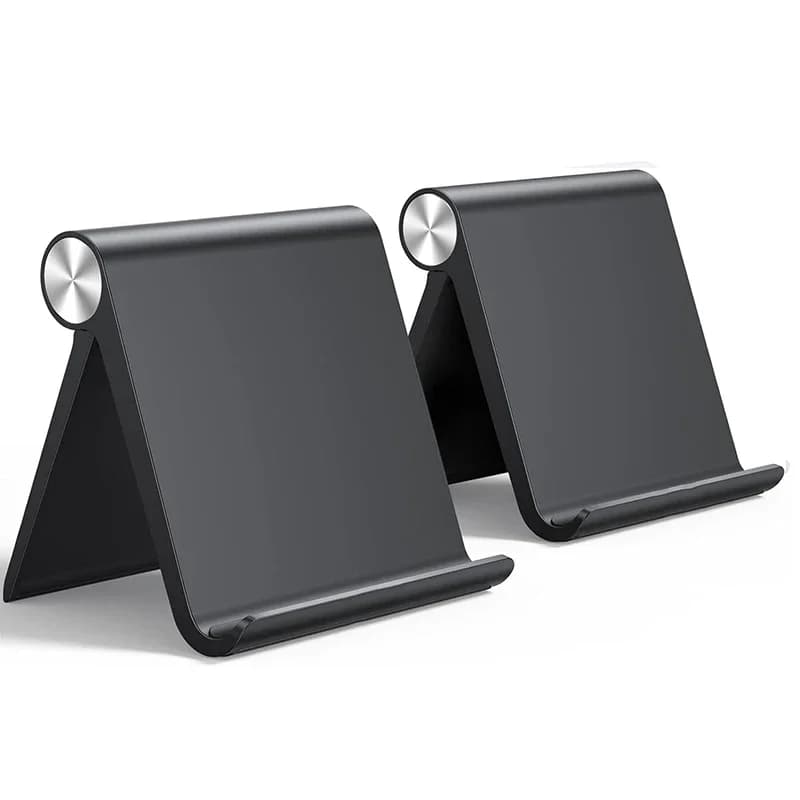 Tablet Stand Holder Adjustable Stand Home Office Desk Accessories Compatible with iPad Mini 6 5 4 3 Phone Black White
