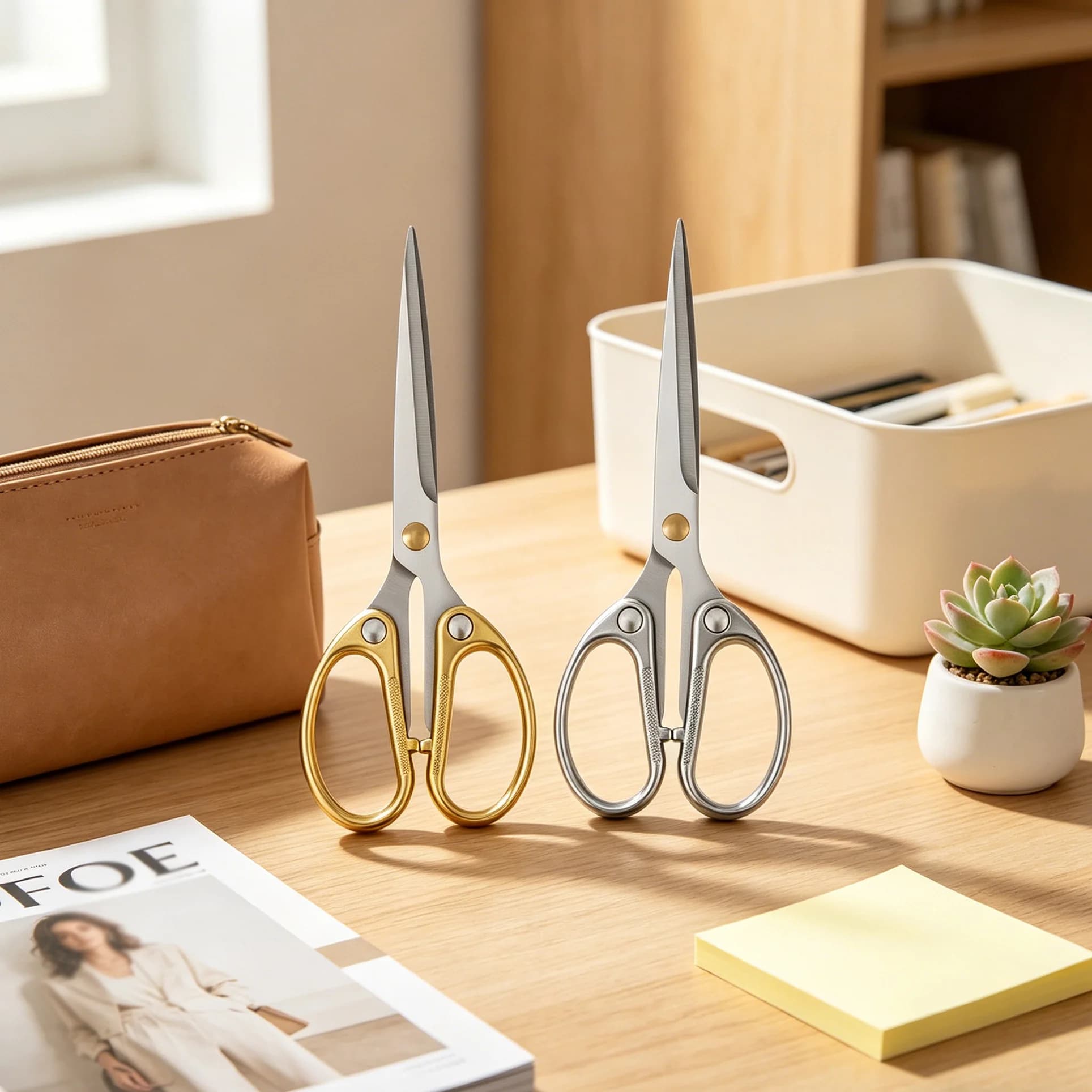 1/2PCS,Papercraft shears Handmade Craft Scissors Stationery Scissors Household Office Embroidery Tailor Scissors Sewing Tools