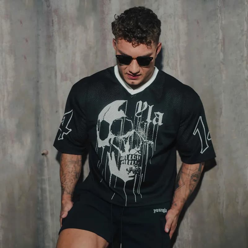 T-shirts Men Summer New Sports Men T-shirts Leisure V Neck Fashion Loose And Comfortable Clothing Gym Running Shirts man