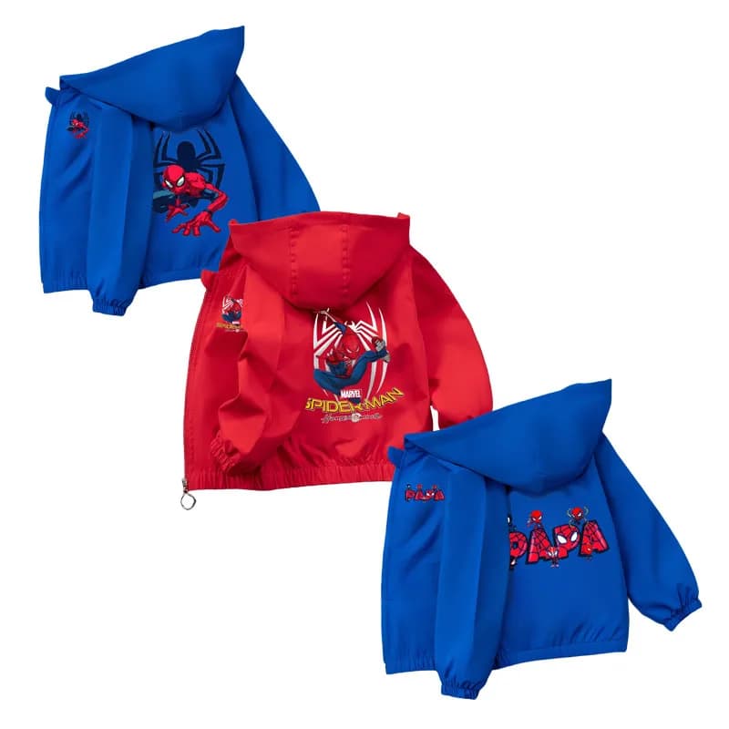 Fashion Jacket Hoodie for Kids Boys Outdoor Waterproof Windbreaker Sweatshirt Sport Wear Waterproof Outwear