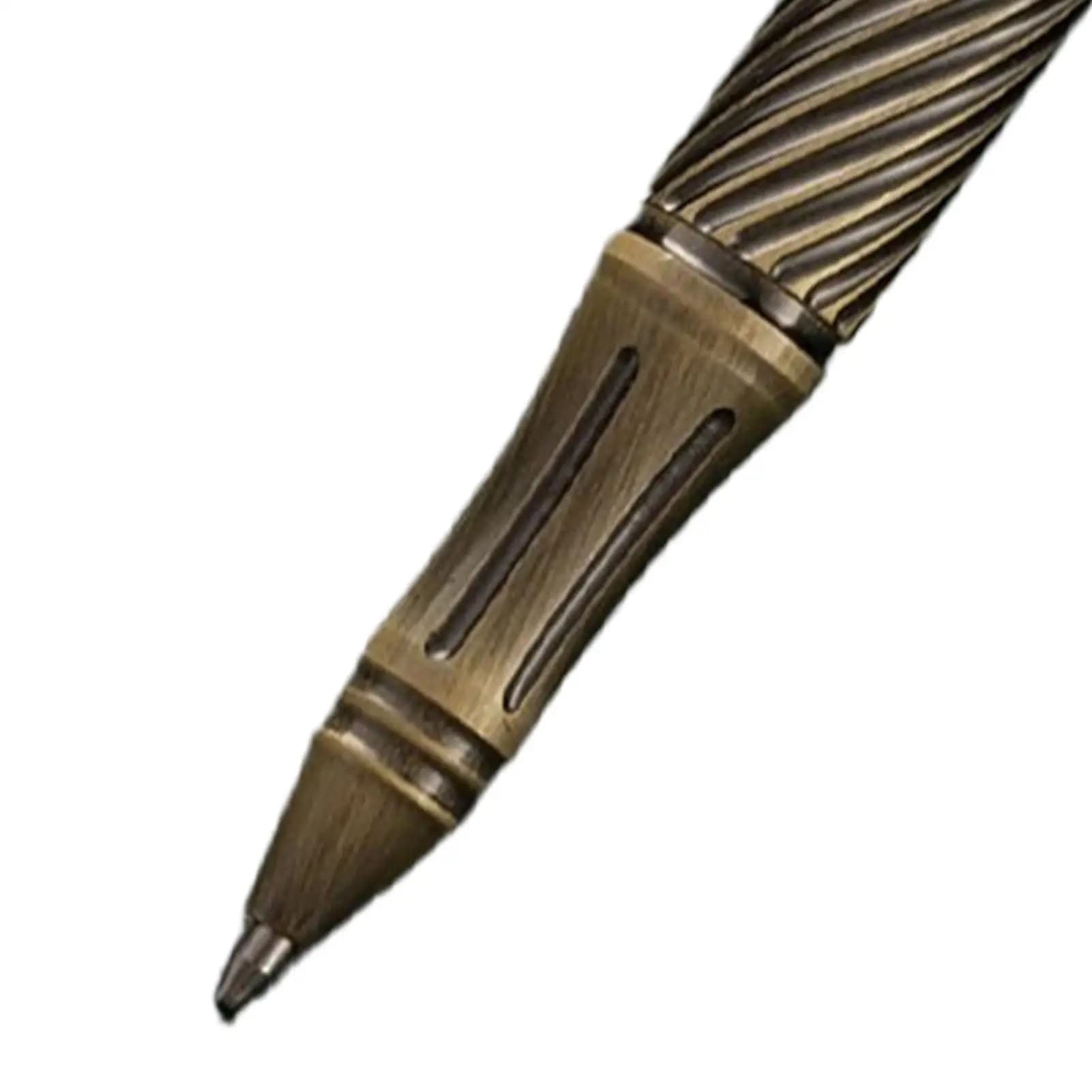 Writing Pens Retro Travel Writing Supplies Brass Pen For Men For Men Work Business Meeting School College Outdoor
