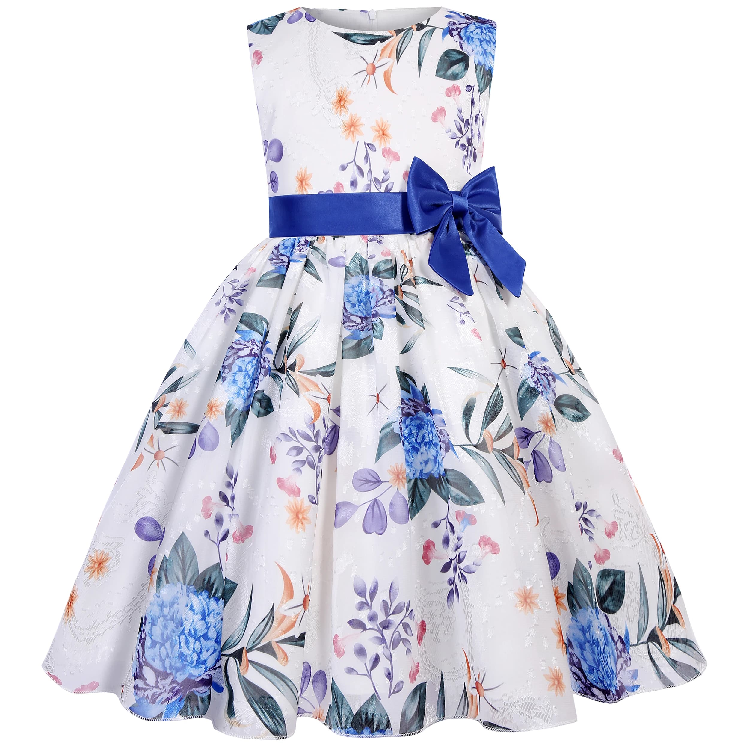 Bridesmaid Dress for Girls with Bow Decoration Special Occasion Children's Flower Girl Costume Suitable for Wedding Banquet