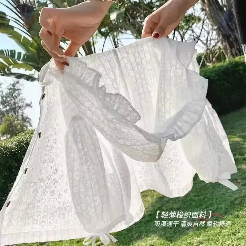 Girls Lace Sunscreen Coats Summer New Children Clothes Breathable Thin Hooded Outerwear Kids Air Conditioner Shirt 3-10 Years