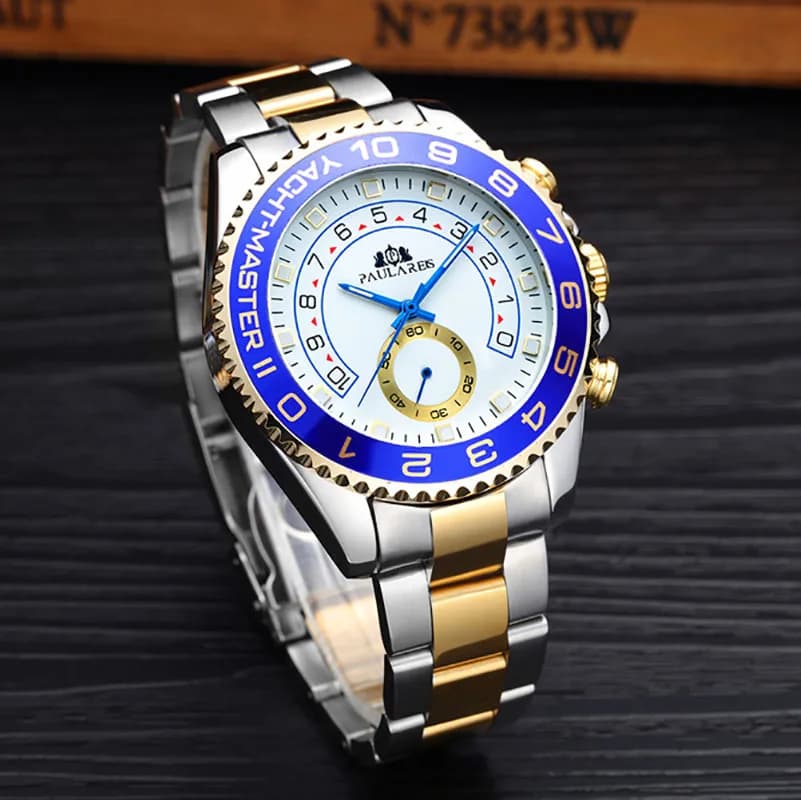 Fashion Casual Mechanical Wristwatches,Big Dial Automatic Wristwatches for Man,Stainless Steel Waterproof Sport Men's Watch