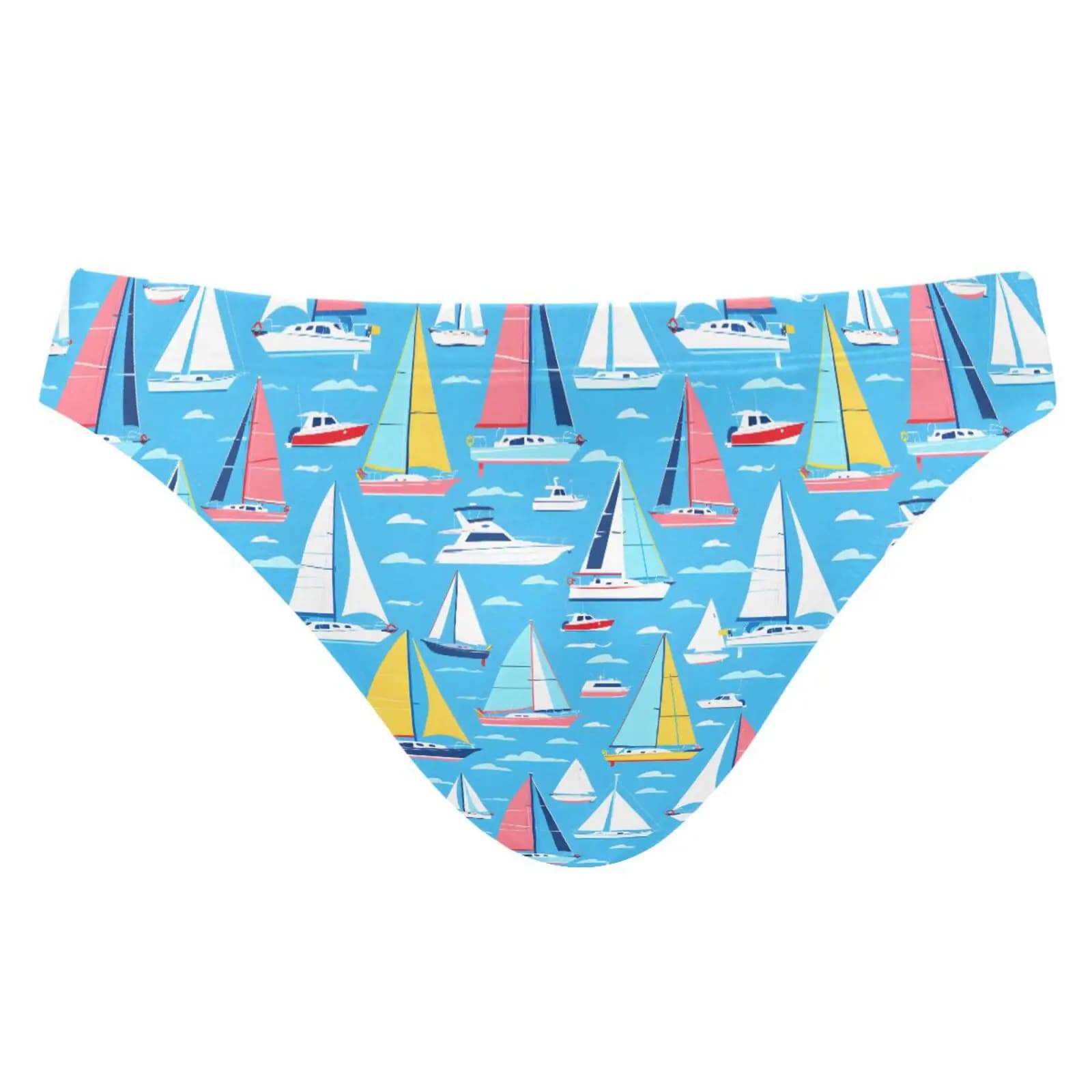 Man's Brand Swimming Briefs Low Waist Sailing print Swimwear drop With Push-up Pad Sexy Shorts Trunks Boxers Summer Men's Swim