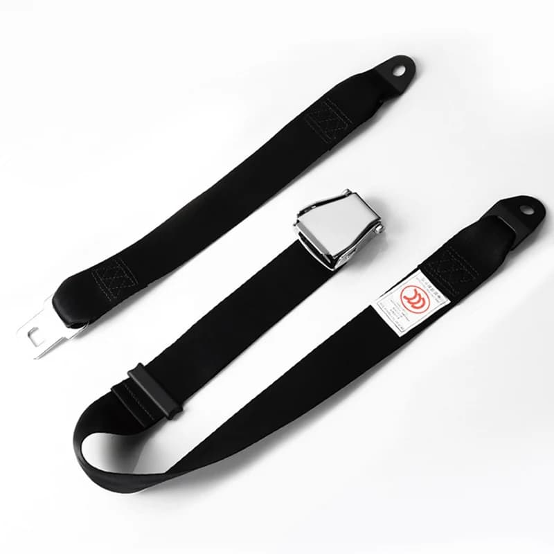 Two-Point Aircraft Safety Belt for Cars Buses Sightseeing Vehicles High-Speed Rail Aviation Seat Safety Waist Belt Accessories