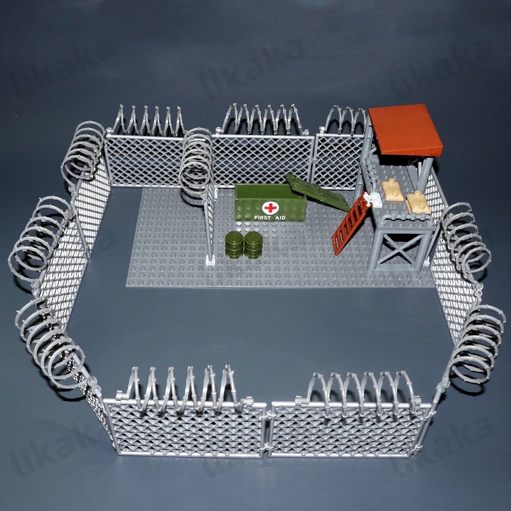 Military Base Building Blocks Toys Compatible Army Blocks Construction Bricks Toys for Boys Kids Birthday Gifts
