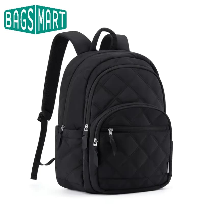 BAGSMART Girl School Backpack High Capacity Fashionable College Backpack for Women 15.6" Laptop Bag Cute Travel Book Bag