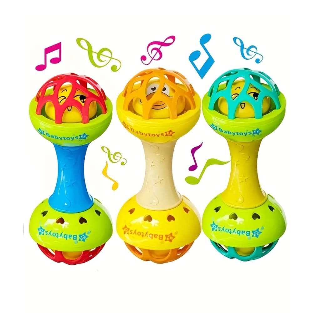 1pcs Baby Rattles 0 12 Months Baby Educational Toys Shaker Grab Spin Set Sensory Educational Newborn Gift for Infant Boys Girls
