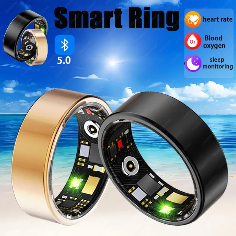 2026 New Smart Ring Equipped with Health Monitor, Sleep Monitor, Men's and Women's Waterproof Multifunctional Sports Ring