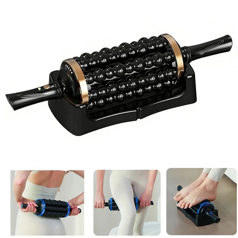 Relax Stress Massager Hand Held Massager for Muscle Rolling Percussive Massager Powered Muscle Roller Massager Whole Body Relief
