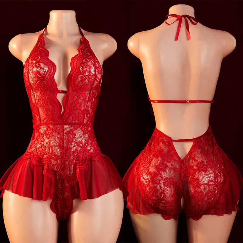 Sujetadores Sexys Sexy Adult Nightgowns Sleepwear Woman Babydoll Sleep Dress Babydoll Summer Dresses Fashion Lace Sleep Pajama