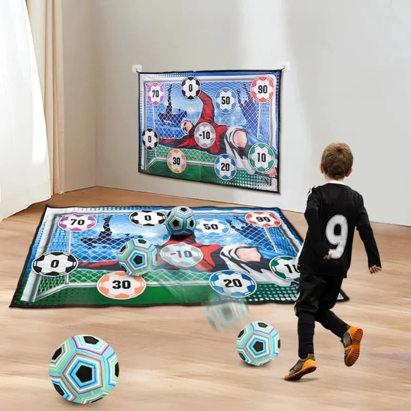 Soccer Game Mat Set Outdoor Indoor Toys Multiplayer Competitive Soccer Children Football Training Boy Gifts Parent-child Outdoor