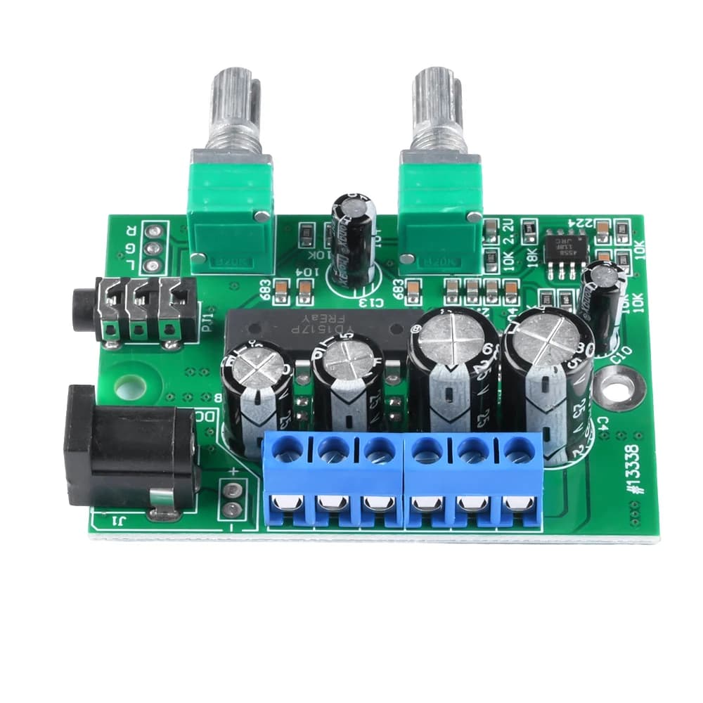 Class D Amplifier Audio Board High-fidelity Digital Power Amplifier Module 2.1 3-Channel Bass Mini Power Amplifier 6W*2+25W