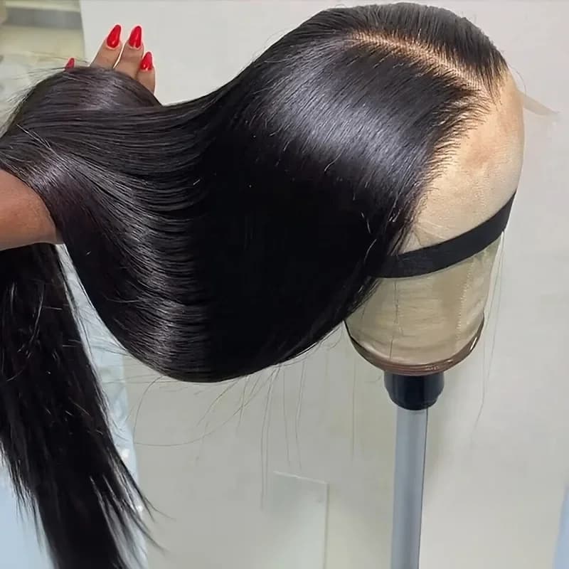 2026 Lace Front Human Hair Wig Brazilian Straight Lace Front Human Hair Wigs For Women Glueless Wigs On Clearance Sale