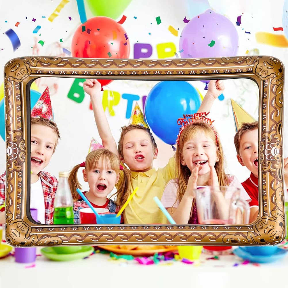 Inflatable Picture Frame Beautiful Photo Booth Props Chic Photo Props for Wedding Birthday Party Supplies