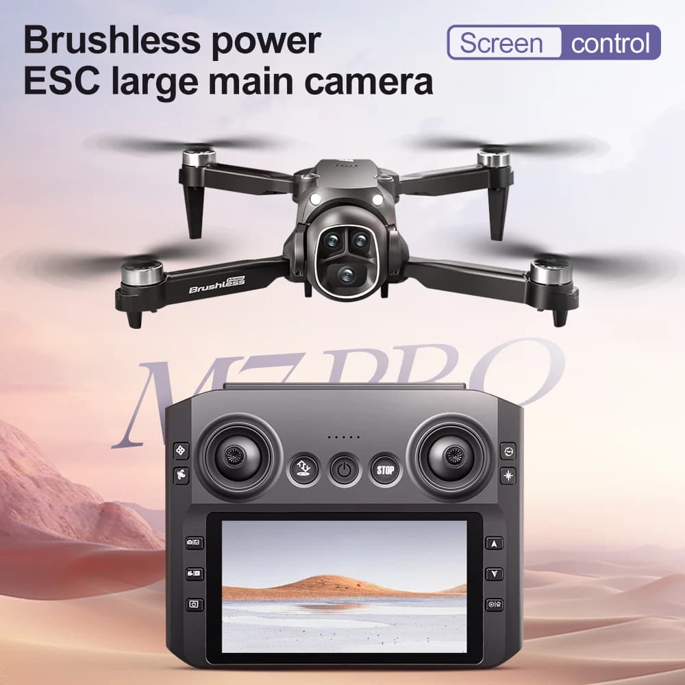M7 Drone, equipped with a large screen, 5G HD electronic image stabilization camera, and brushless motor remote-controlled quadc