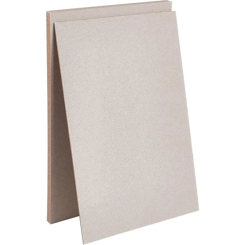 1Set 11.7x8.2” Book Board 6pcs 79PT Rectangle Binders Board for Book Binding Book Cover Heavy Weight Brown Kraft Cardboard Paper