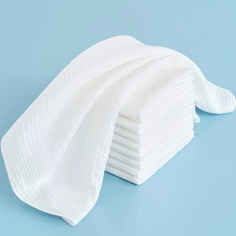 Diapers, Reusable Washable Nappies Muslin Gauze Cloth Diapers Breathable Soft Machine Washable