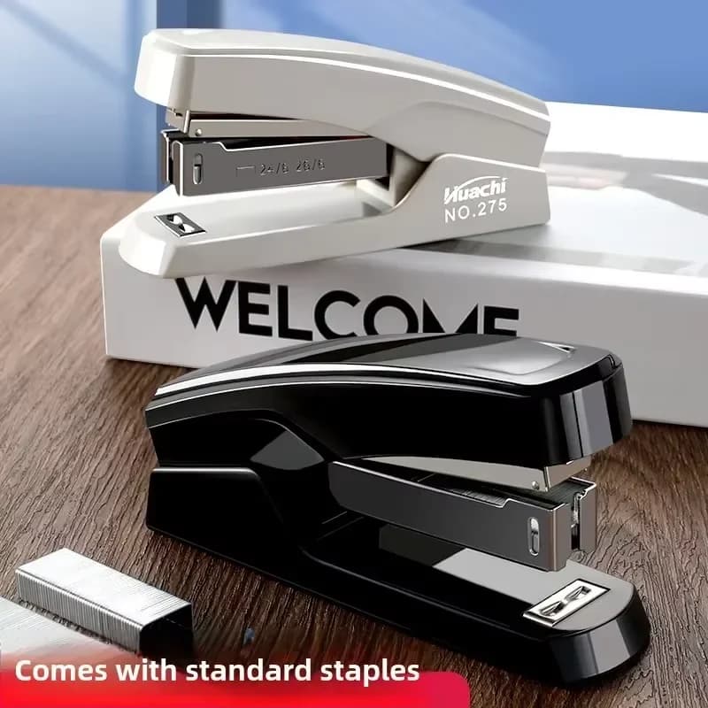 Duty Stapler,Visual Window Stapler, Hand Press Stapler for 24/6 26/6 Staples, Office School Binding Supplies