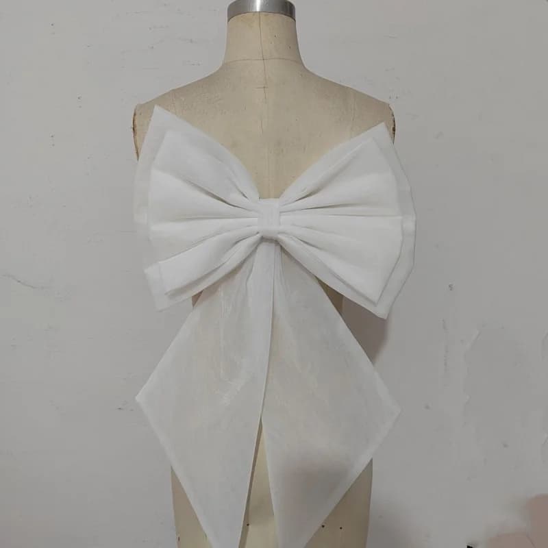 Bride Bow Accessories Detachable Back Decoration Women's Wedding Dress Party Dress Accessories