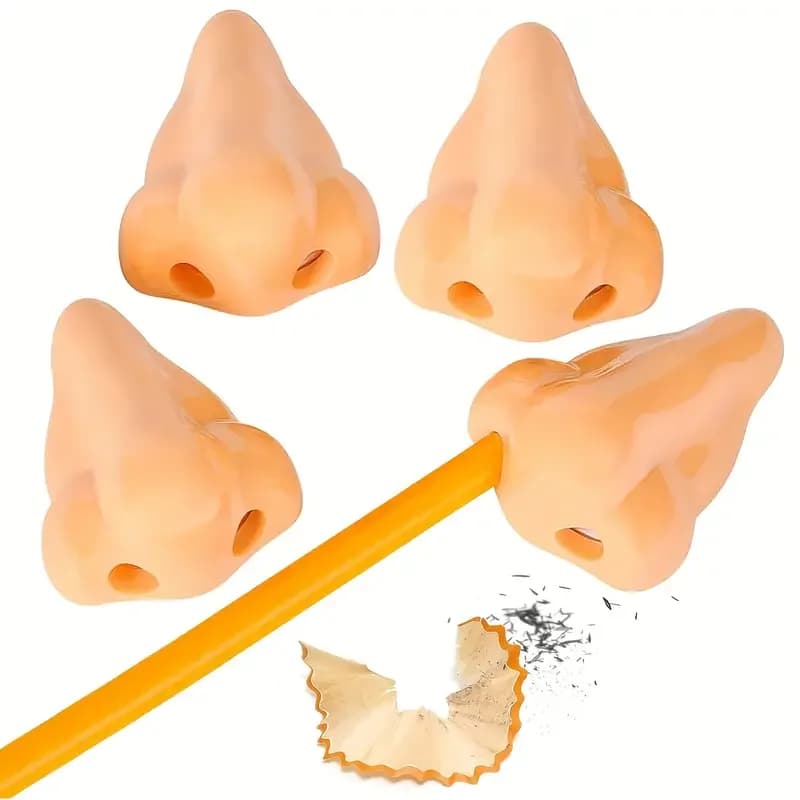 1/12pcs Creative Nose-Shaped Pencil Sharpeners Funny Nose Pencil Sharpener School Supplies Prizes For Kids Party Favors Gifts