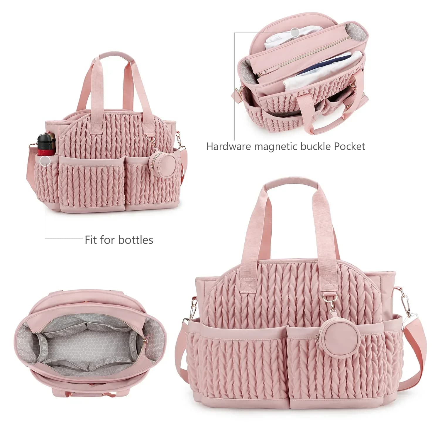 Baby Diaper Bag Nappy Bag Mummy Bag Waterproof Travel Baby Diaper Bags for Mom Stroller Mommy Maternity Totes Shoulder Bags New