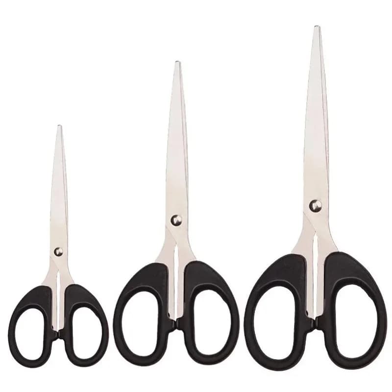 2/3Pcs New Office Scissors Student DIY Handcraft Paper Cutting Knife Home Art Stainless Steel Children's Scissors Office Supply