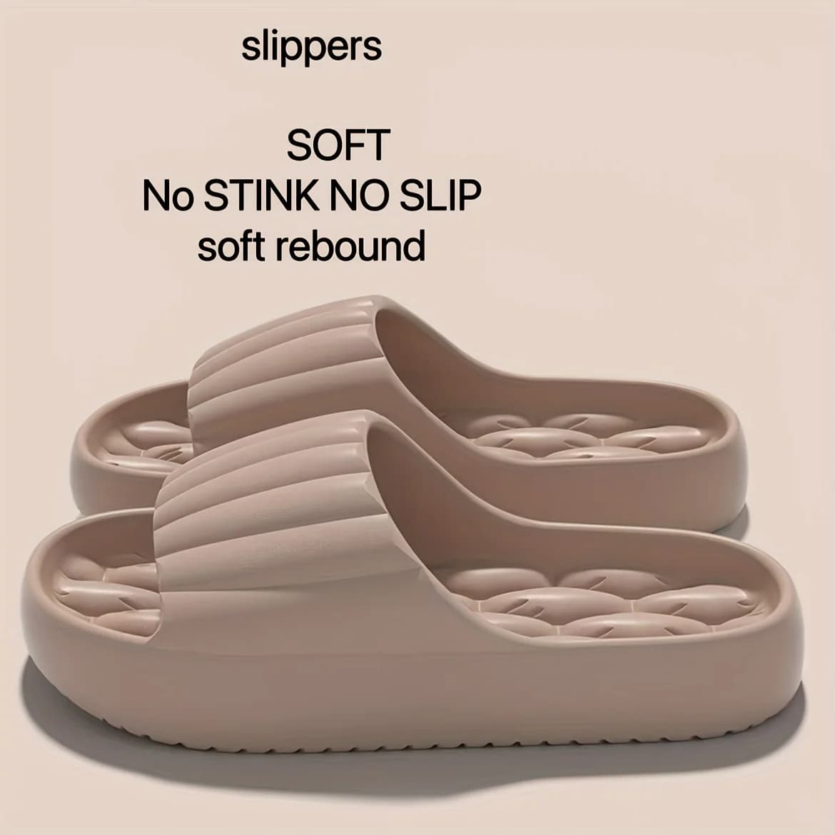 Slippers Women's EVA Slide Slippers - Soft Comfortable Non-Slip Indoor/Outdoor House Shoes, Washable All-Season Design