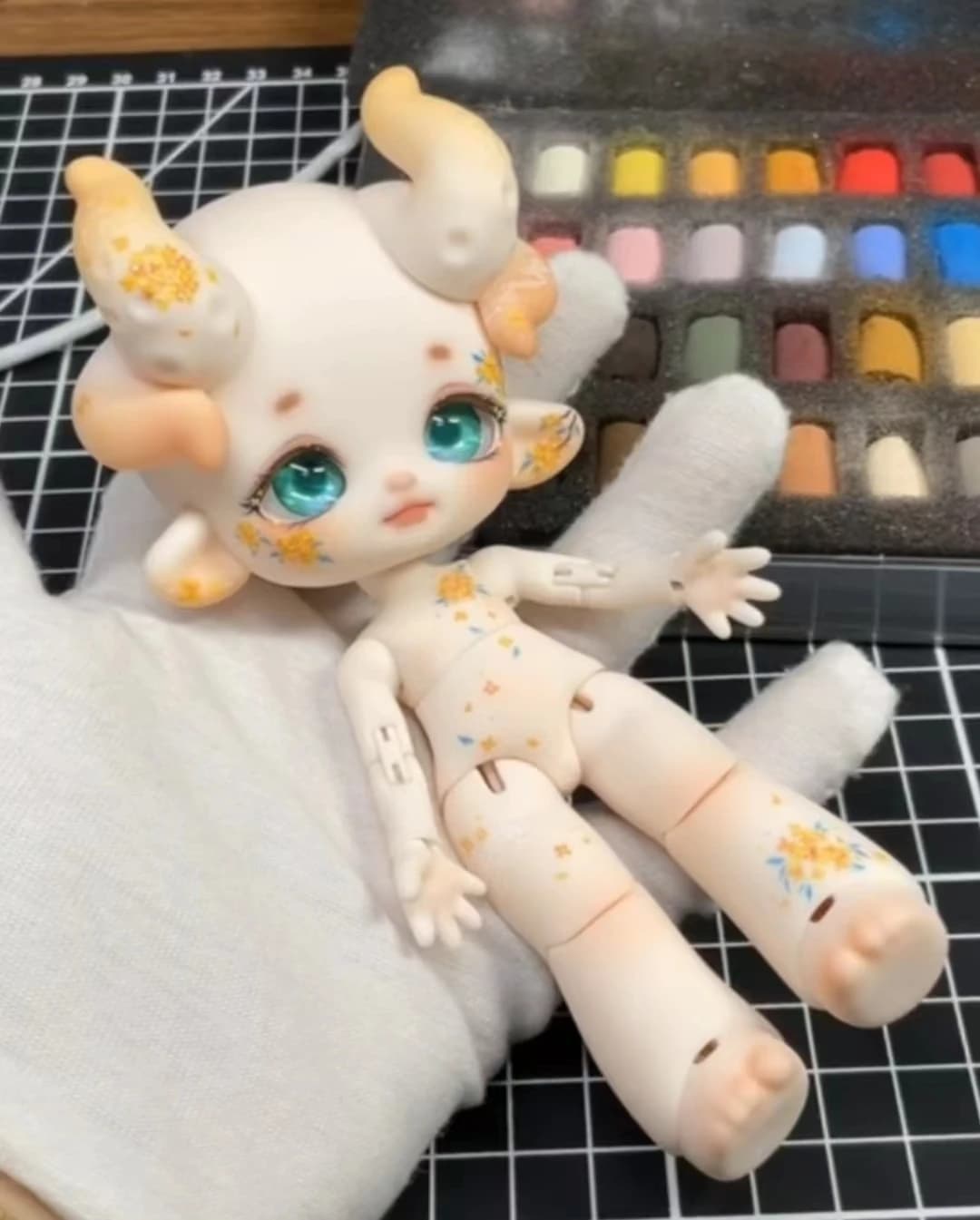 bjd dollAnimal doll Reborn Doll accessories toys for girls Children's toy birthday gift resin doll Free delivery items