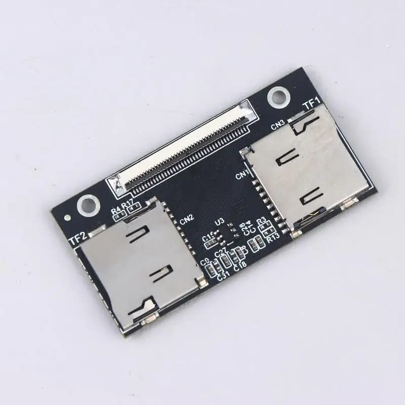 *Dual TF Card Memory Card To CE Interface Connection Card Expansion Card For Computer Industrial Control Machine VCR NAS.