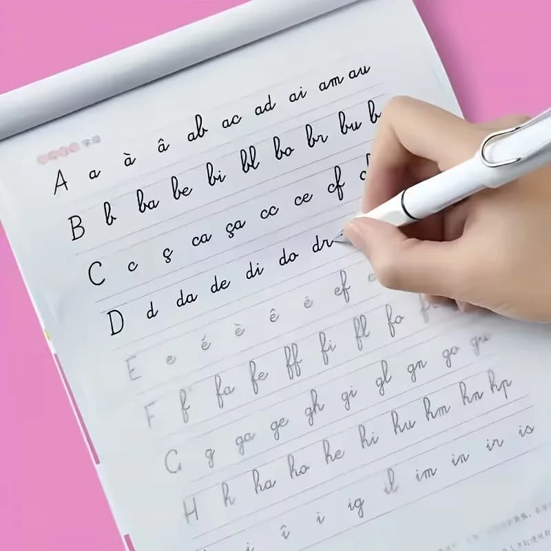 Studying French Calligraphy Involves Practicing The Art of Writing in Standard French Handwriting.