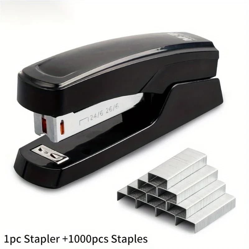 Professional Durable Stapler with 1000 Nails Binding up to 25 Sheets Paper Office And Study Stationery Essential