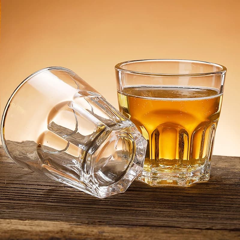 Glass Drinkware Transparent Milk Cup Water Bottle Glass Cups Restaurant Hotel Mouthwash Cup Bar KTV Creative Tea Cup Coffee Mugs