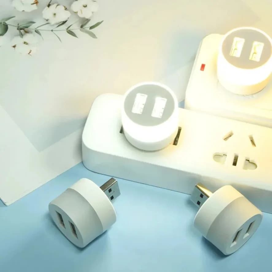 LED USB Book Lamp USB Light Eye Protection Reading Light Computer Reading Lamp Mobile Power Charging Book Lamps Mini Night Light