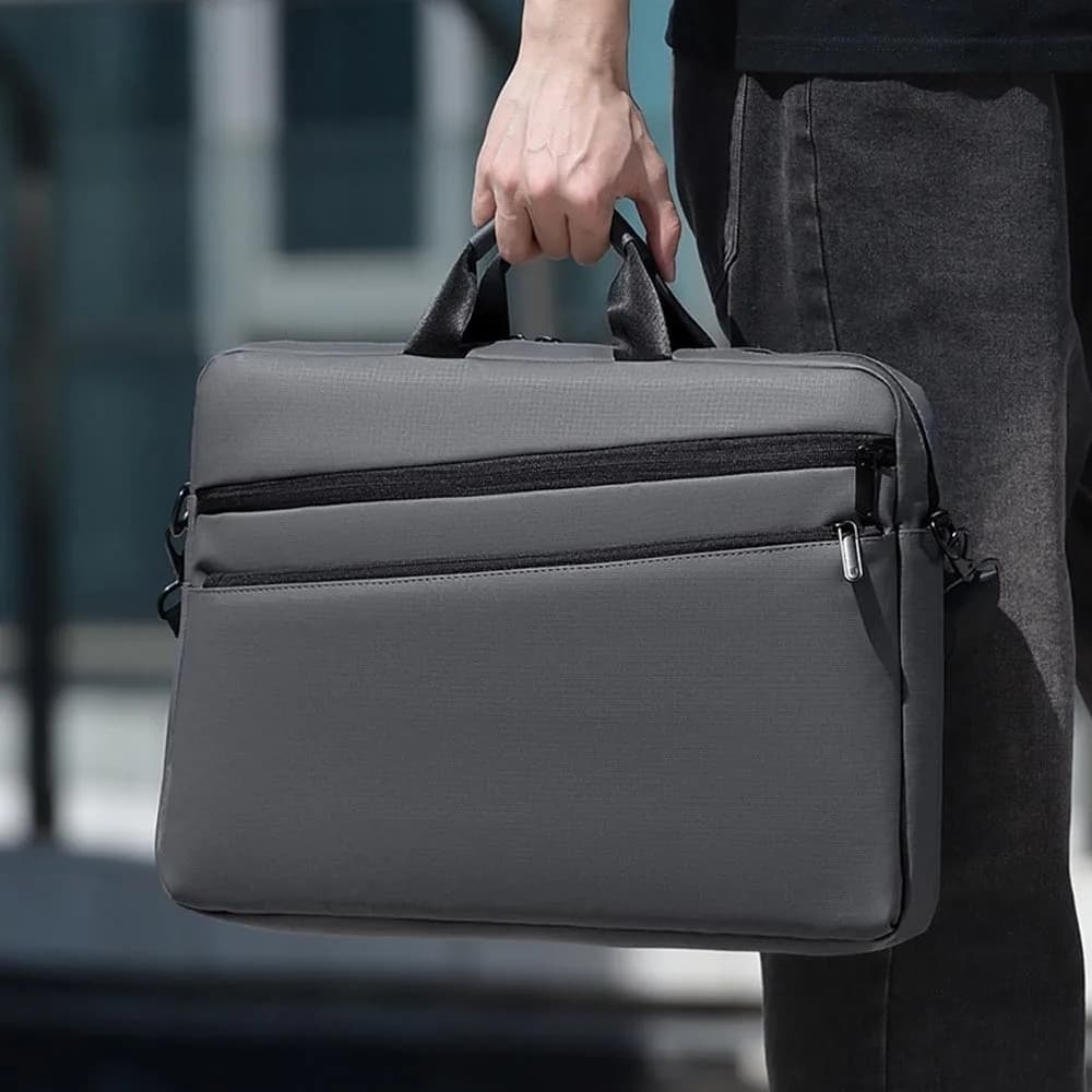 15.6inch Business Laptop Bag with Handle Shoulder Strap Portable Laptop Bags Briefcase Simple Laptop Shoulder Bag Office Use