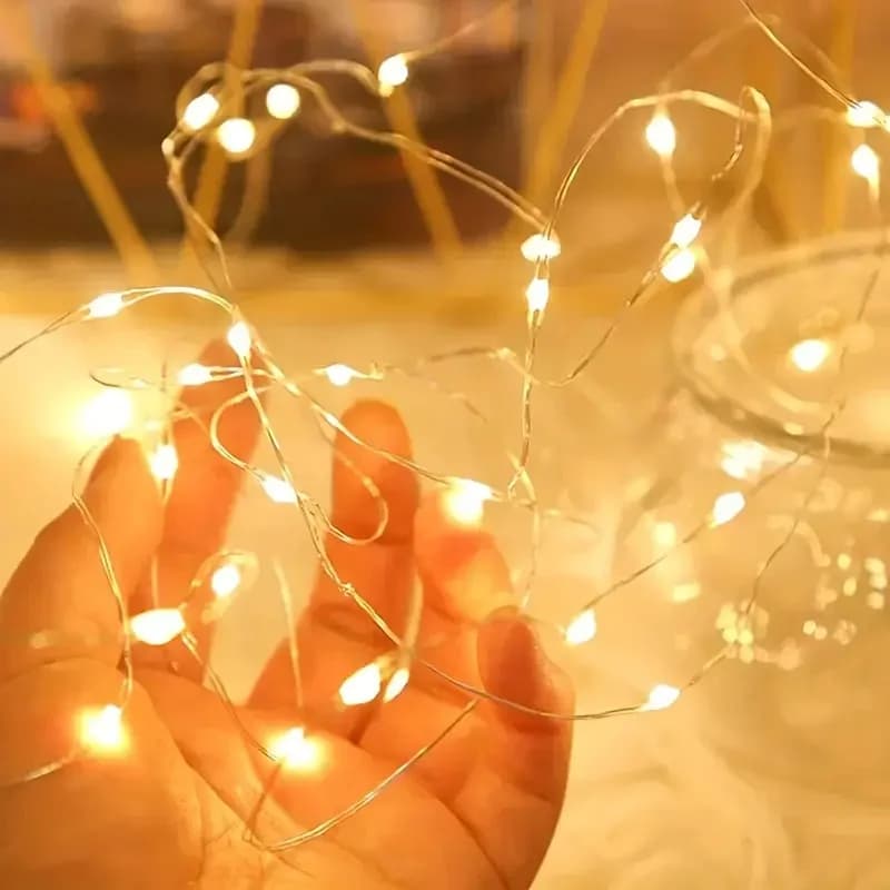 LED String Light 1/2/3/5/10M Waterproof String Lights Holiday Decoration Fairy Lights Outdoor Garden Christmas String Lights