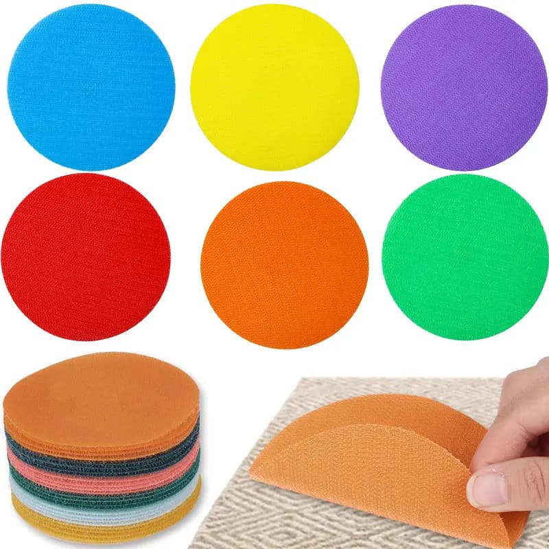 10PC Classroom Magic Mark Carpet Markers Floor Dot Multicolor Round Stickers For Teacher Supplies School Kindergarten Decoration
