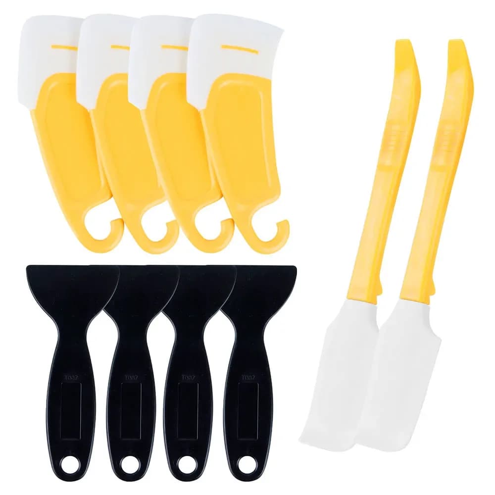 3D Resin Printer Accessories: Silicone Spatula & Plastic Scraper for Resin Cleaning and Film Protection 3D Printer Parts