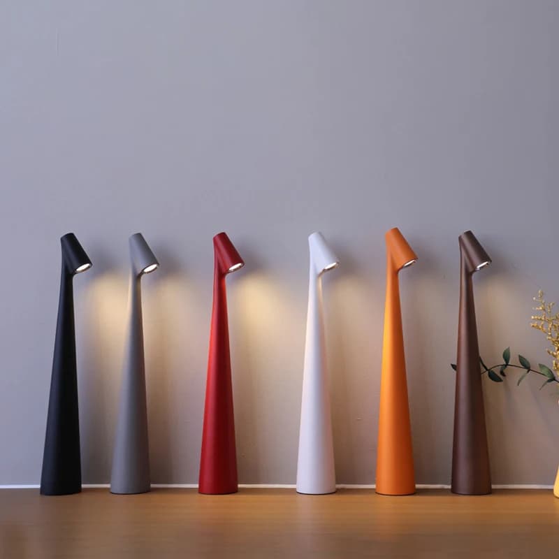 LED Table Lamp USB Charging Atmosphere Lamp Bedroom Bedside Lamp Top Touch Dimming Study Lamp Light Night Minimalist Desk Lamp